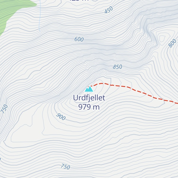 Map of Urdfjellet