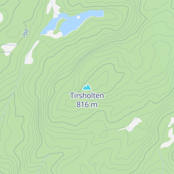 Map of Tirsholten