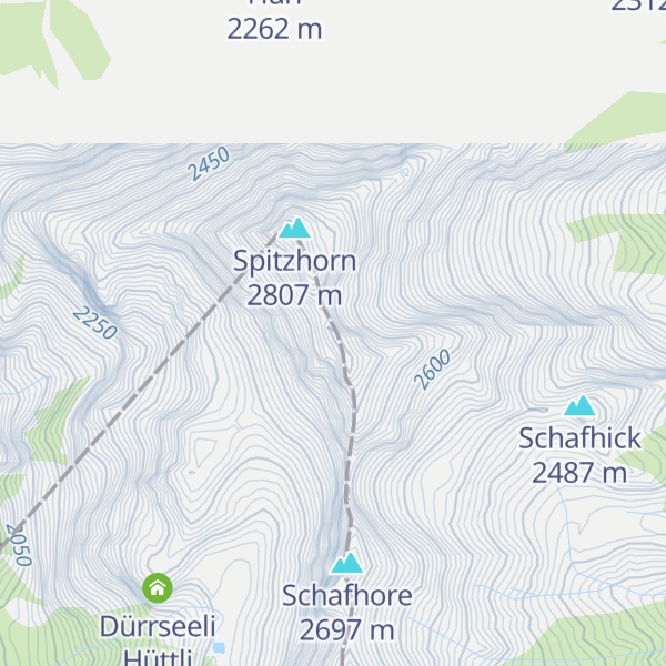 Map of Inner Spitzhore