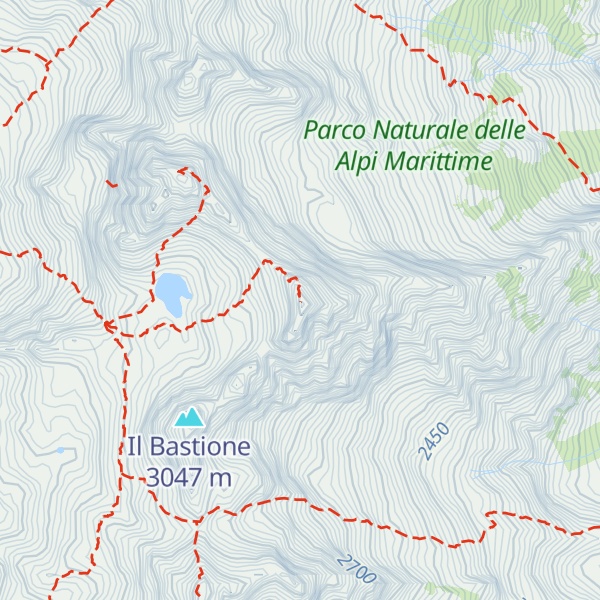 Map of Cima del Baus