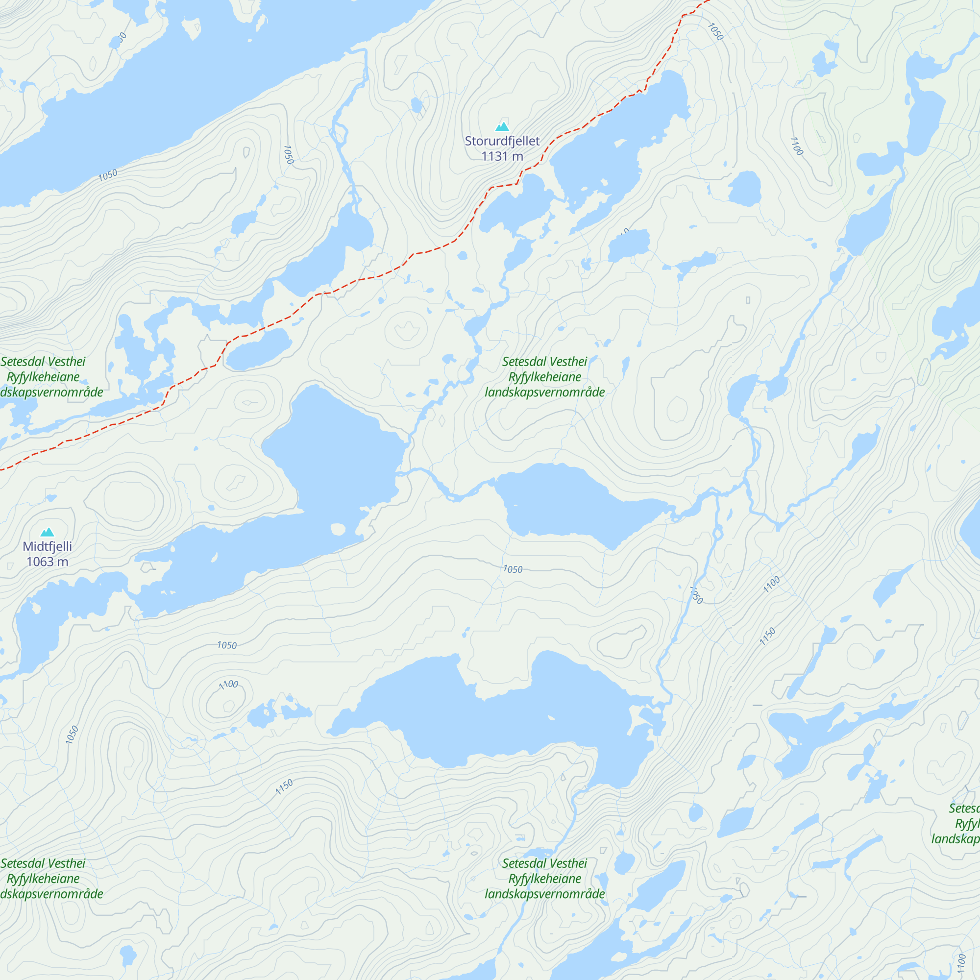 Grunnevassbu map