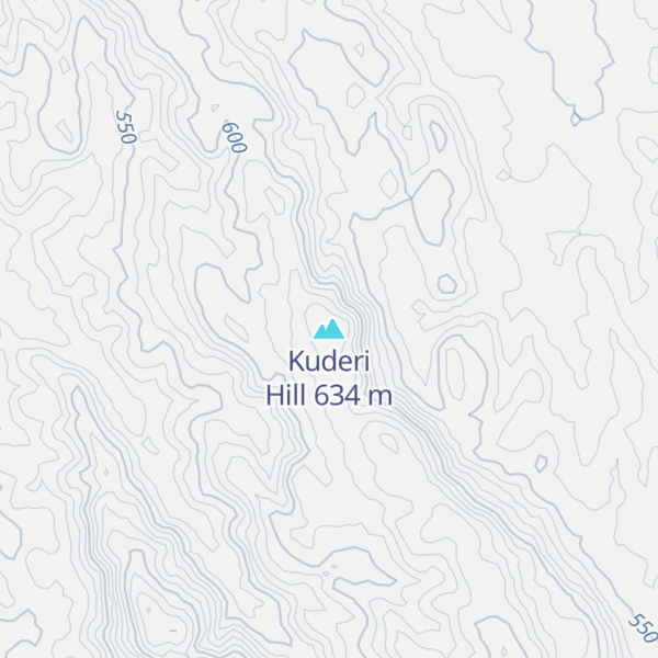 Map of Kuderi Hill