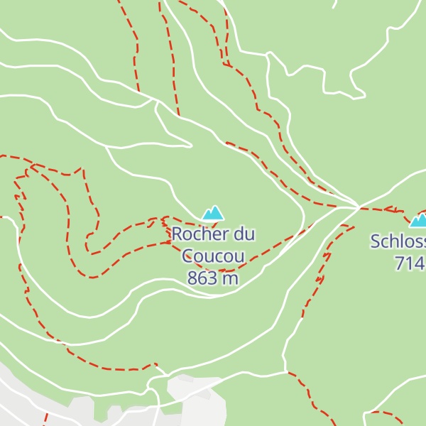 Map of Rocher du Coucou
