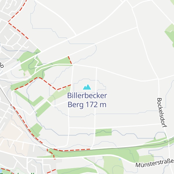 Map of Billerbecker Berg
