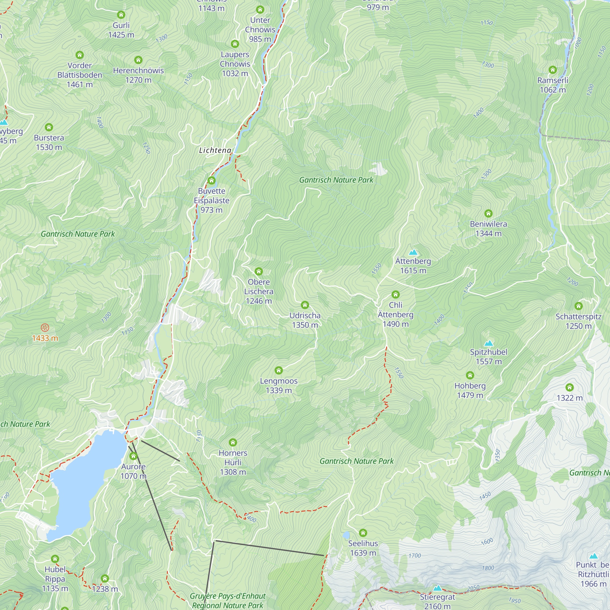 Udrischa map