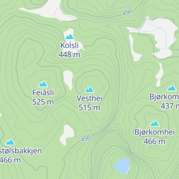 Map of Vesthei