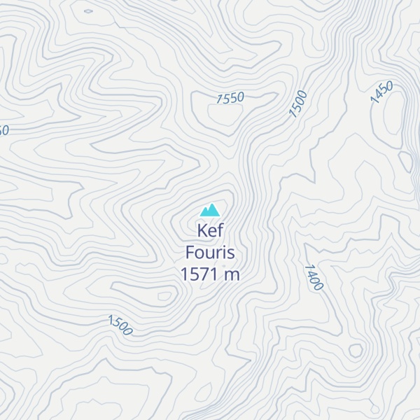 Map of Kef Fouris