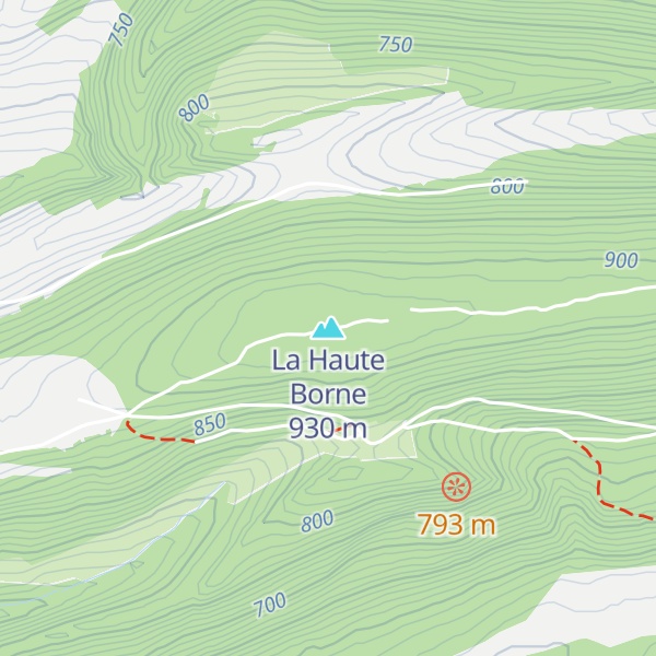 Map of La Haute Borne