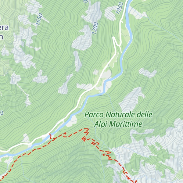 Map of Ciriegia Mercantour