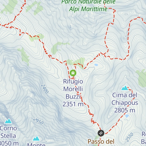 Map of Rifugio Morelli Buzzi