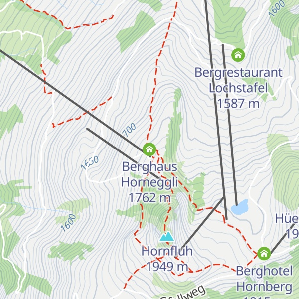 Map of Berghaus Horneggli