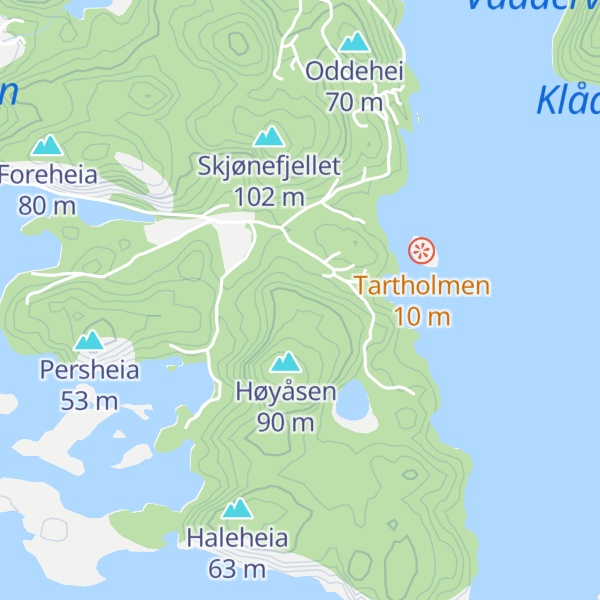Map of Lilleåsen