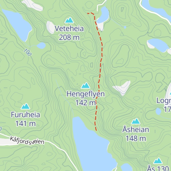 Map of Hengeflyen