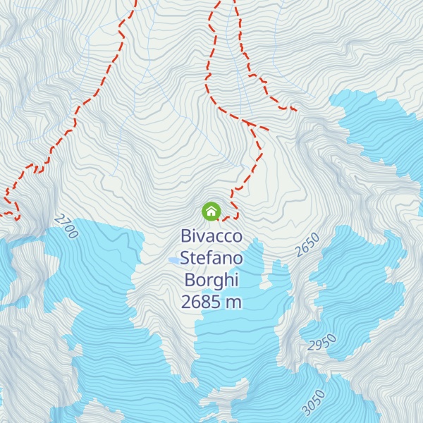 Map of Bivacco Stefano Borghi