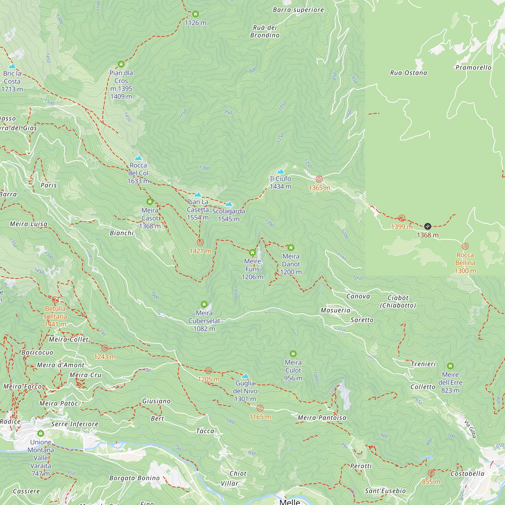 Meire Funs map