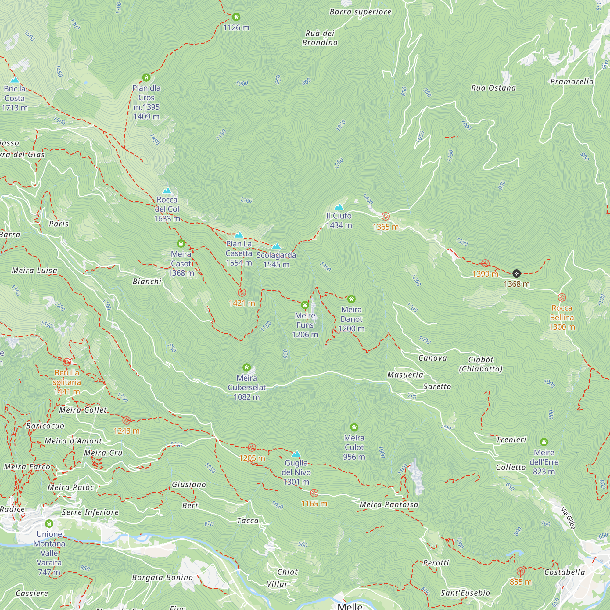 Meire Funs map