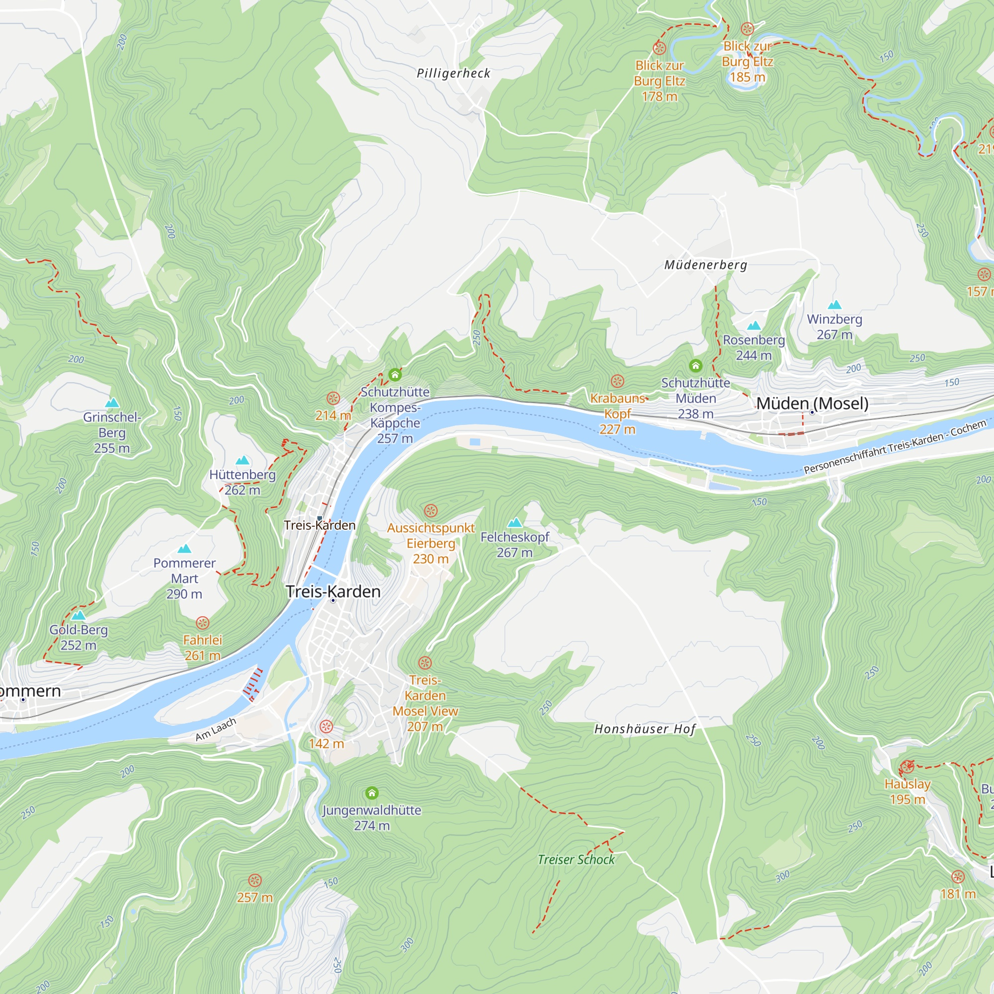 Hauptmannshütte map