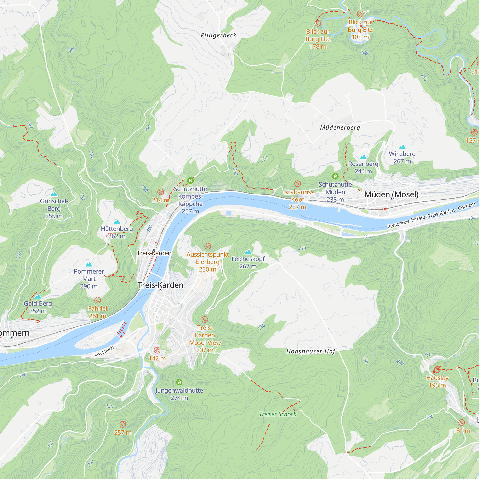 Hauptmannshütte map