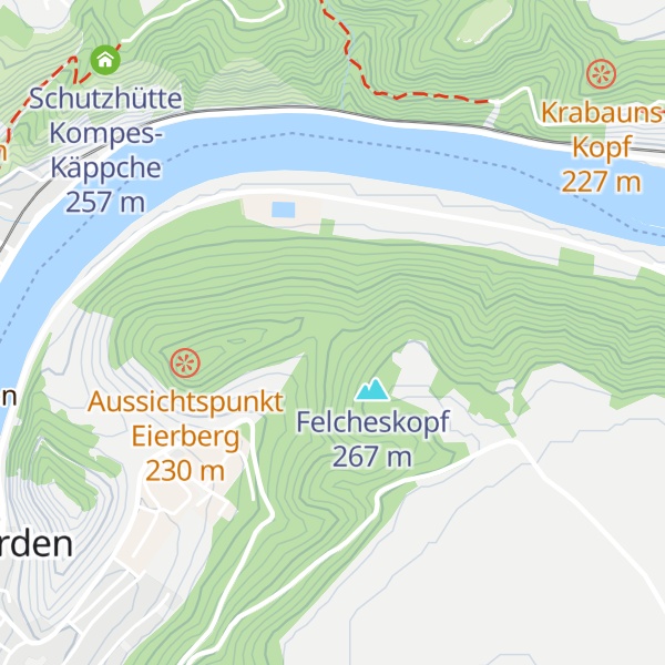 Map of Hauptmannshütte