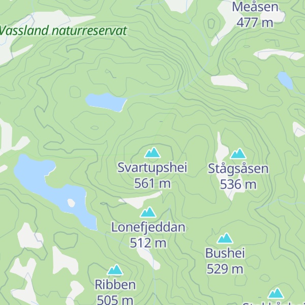 Map of Svartupshei