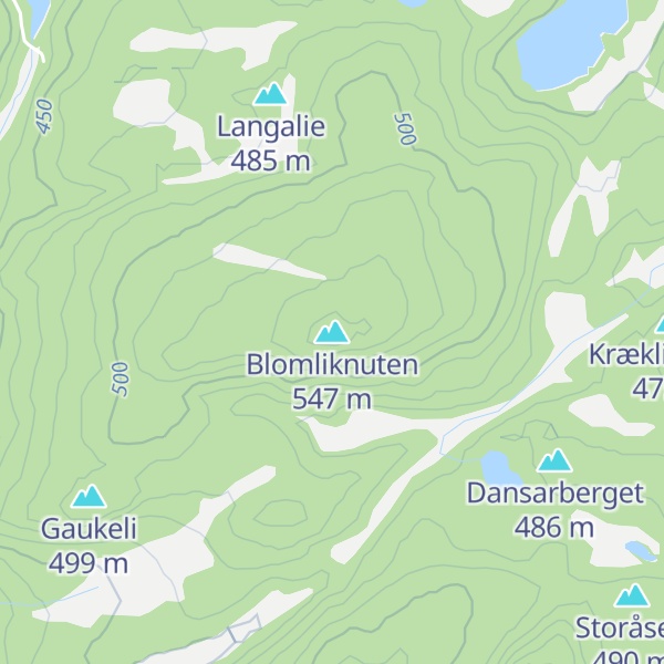 Map of Blomliknuten