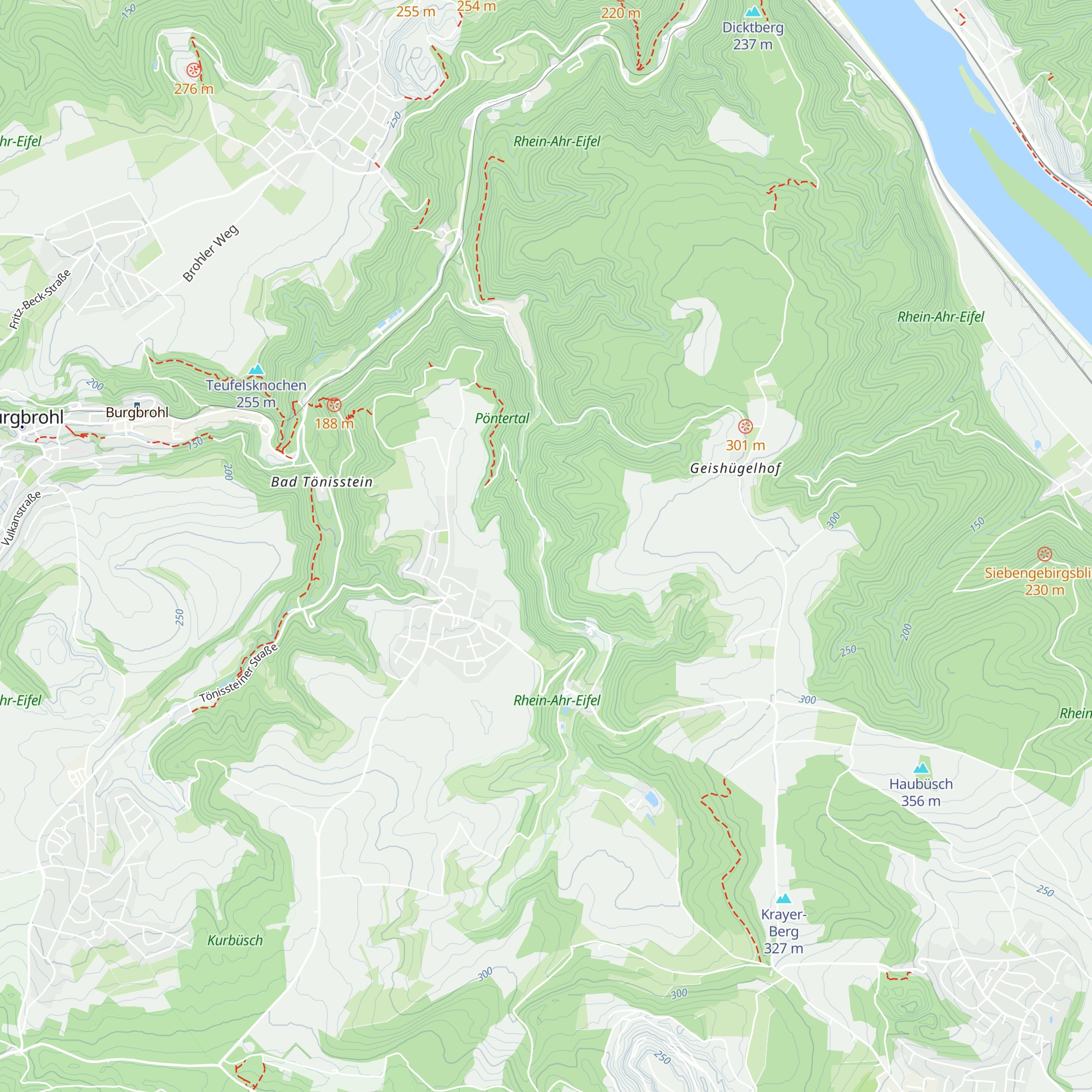 Pöntertal-Hütte map