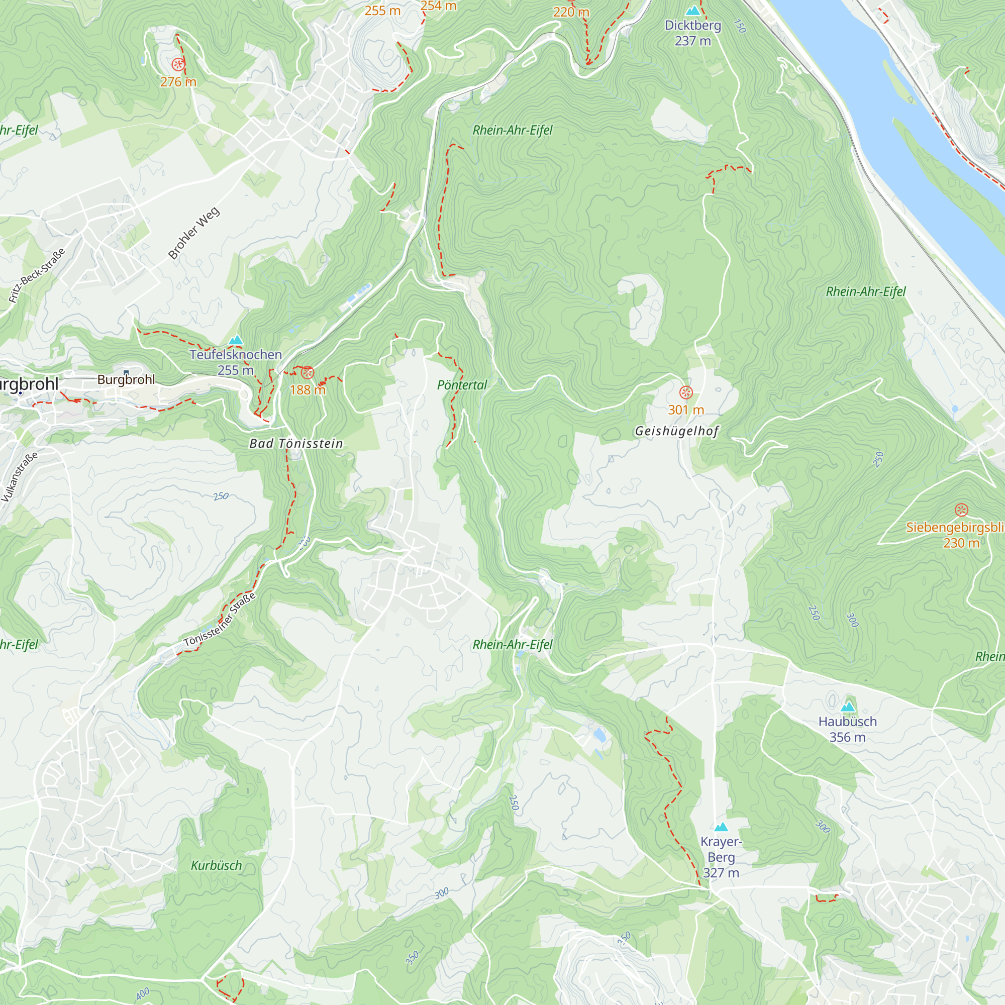 Pöntertal-Hütte map