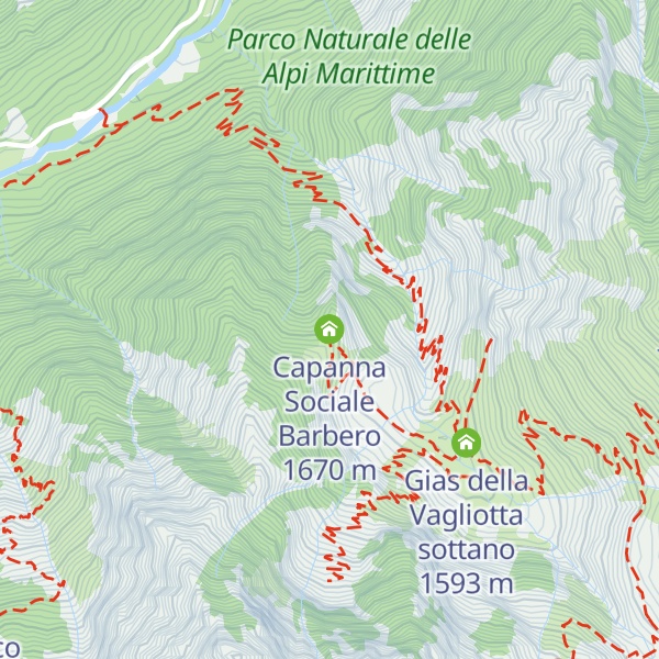 Map of Capanna Sociale Barbero