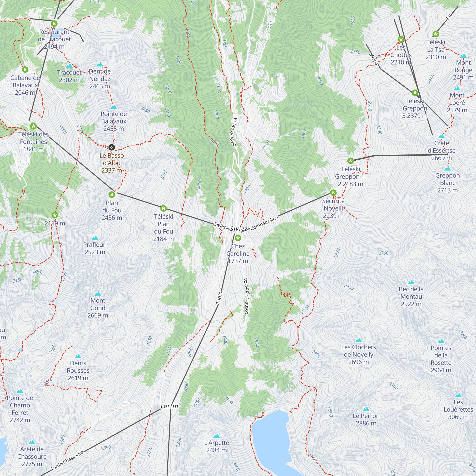 Chez Caroline map