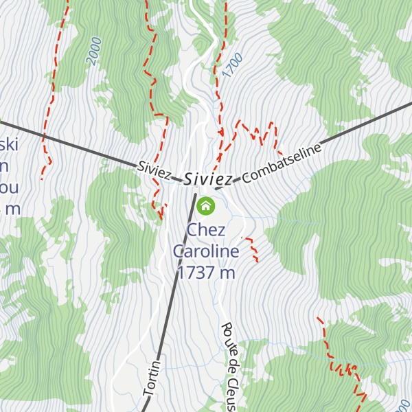 Map of Chez Caroline