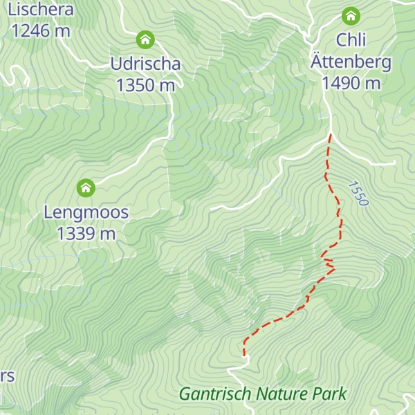 Map of Unter Guglera Hohberg