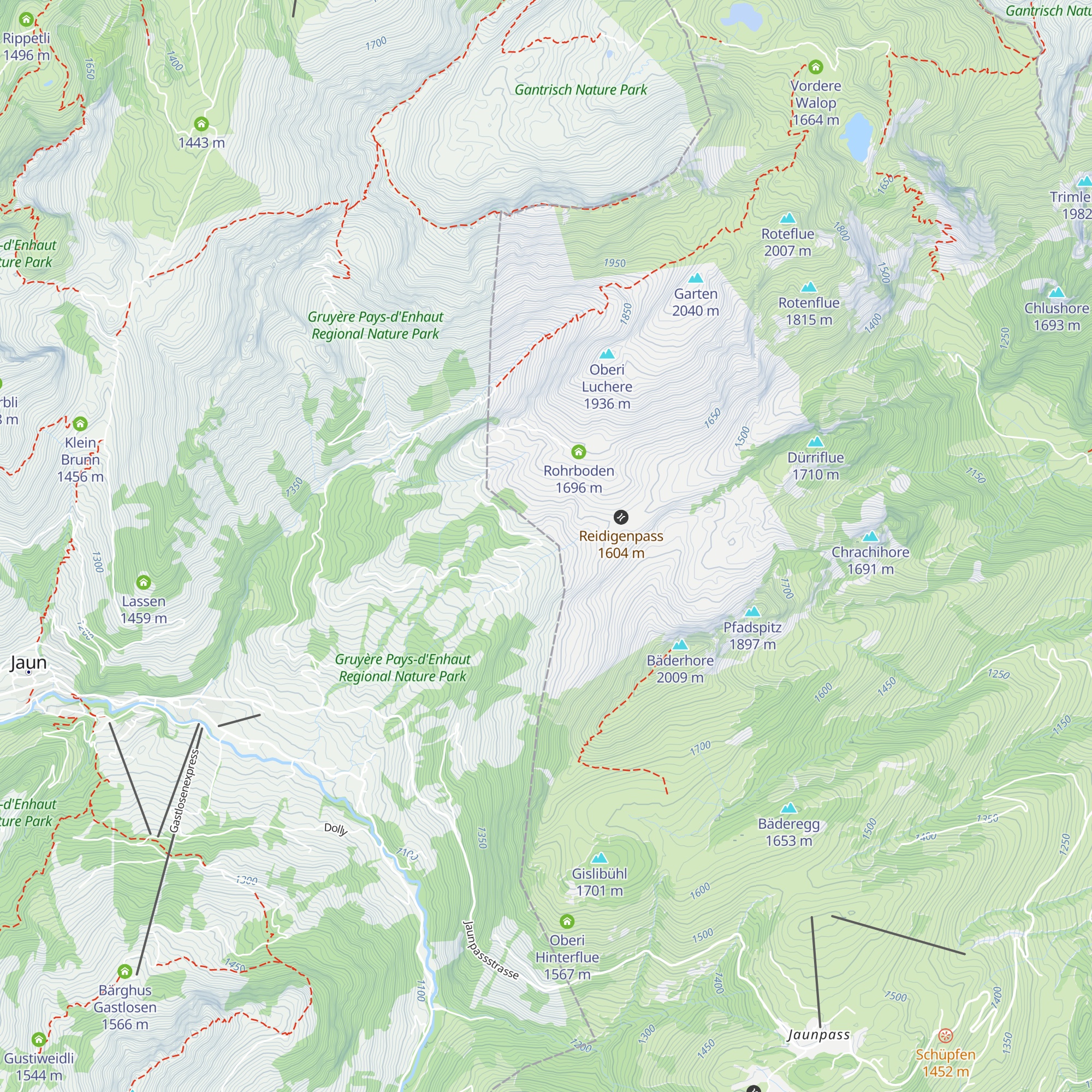 Obere Leimera map