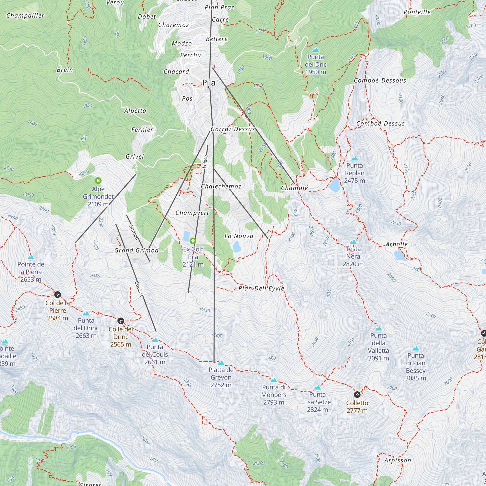 La Société anonyme de consommation map
