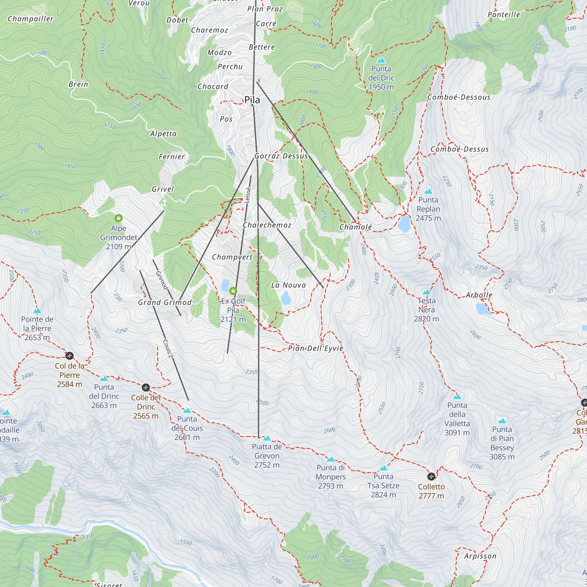 La Société anonyme de consommation map