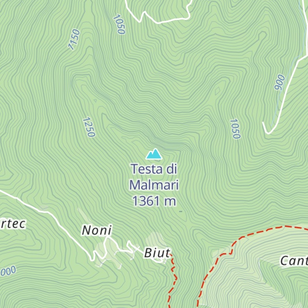 Map of Testa di Malmari