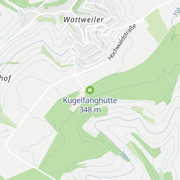 Map of Kugelfanghütte