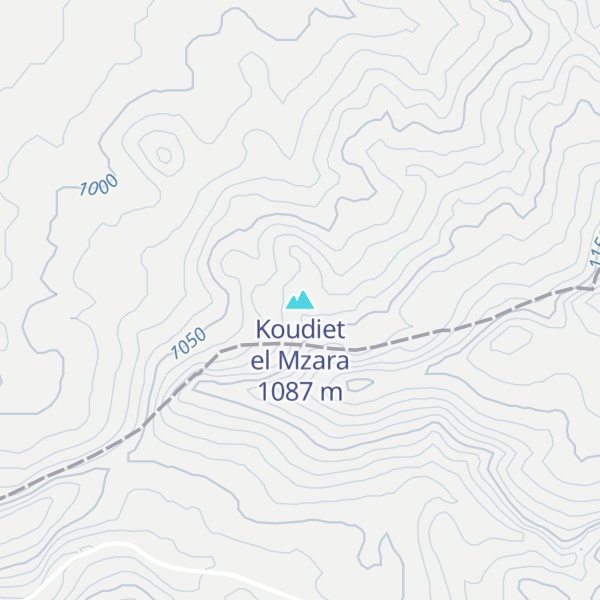 Map of Koudiet el Mzara