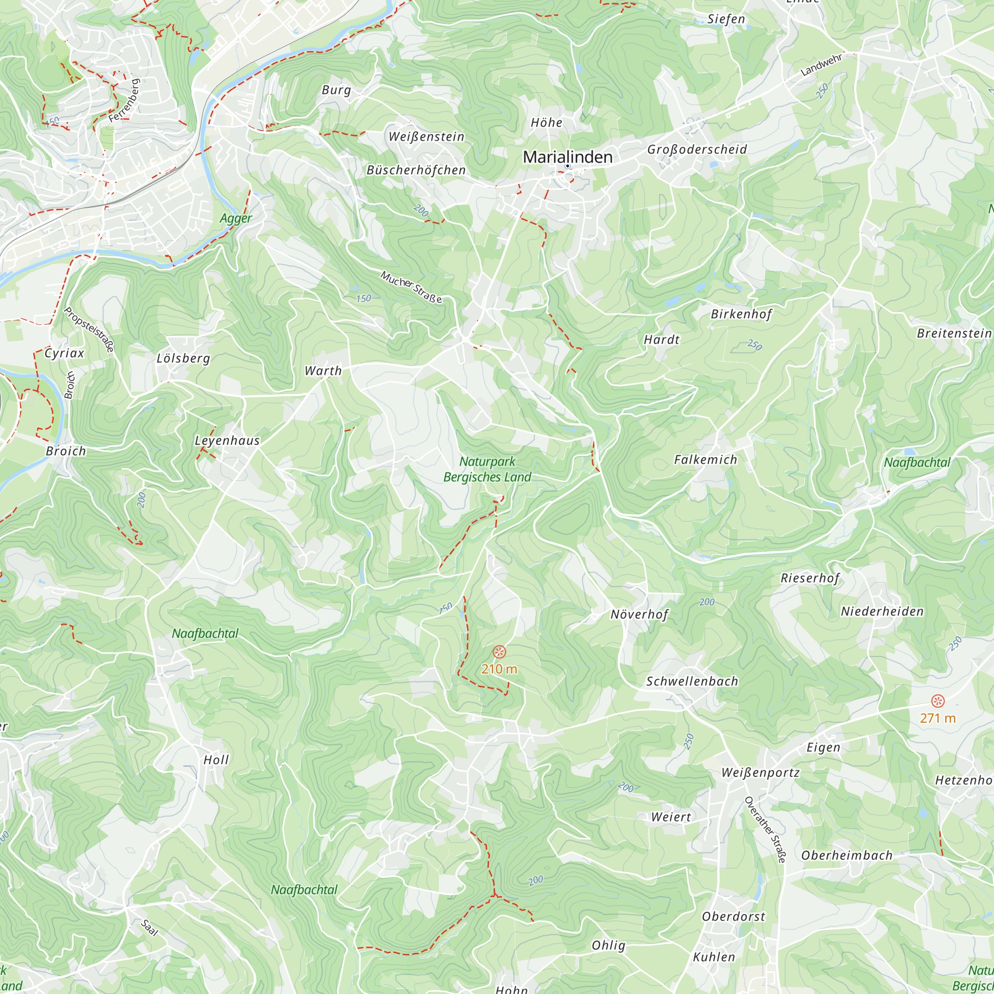 Büchelalm map