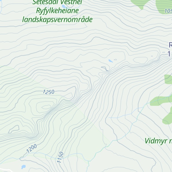Map of Skykkjebekkhaugane