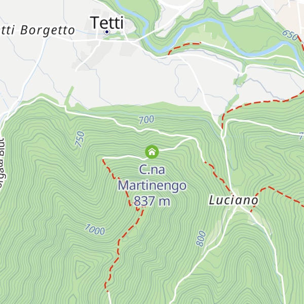 Map of C.na Martinengo