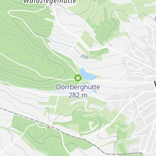 Map of Dörrberghütte