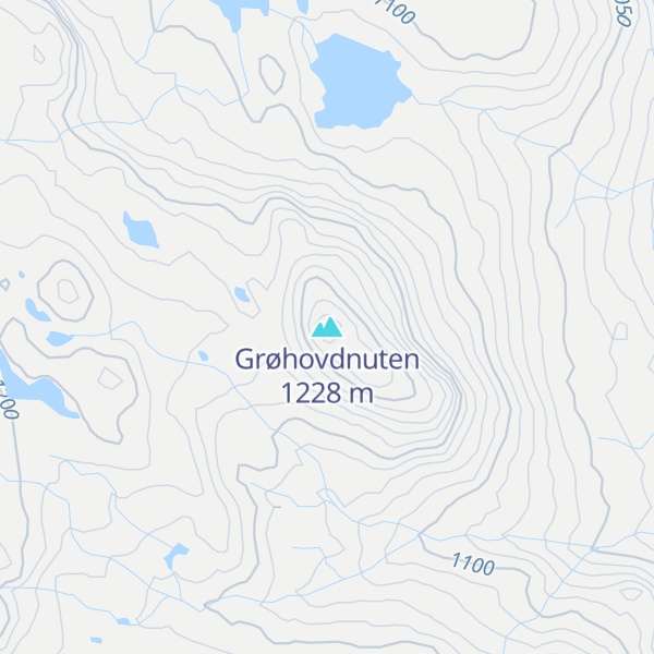 Map of Grøhovdnuten