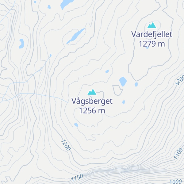 Map of Vågsberget