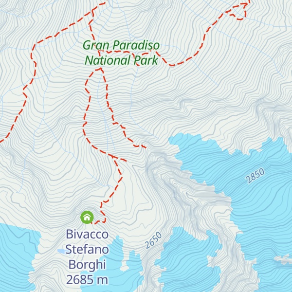 Map of Bivacco Alessandro Martinotti