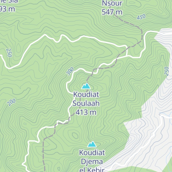 Map of Koudiat Soulaah