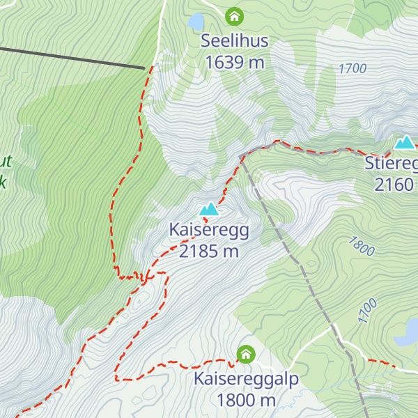 Map of Kaiseregg