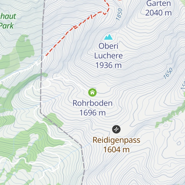 Map of Rohrboden