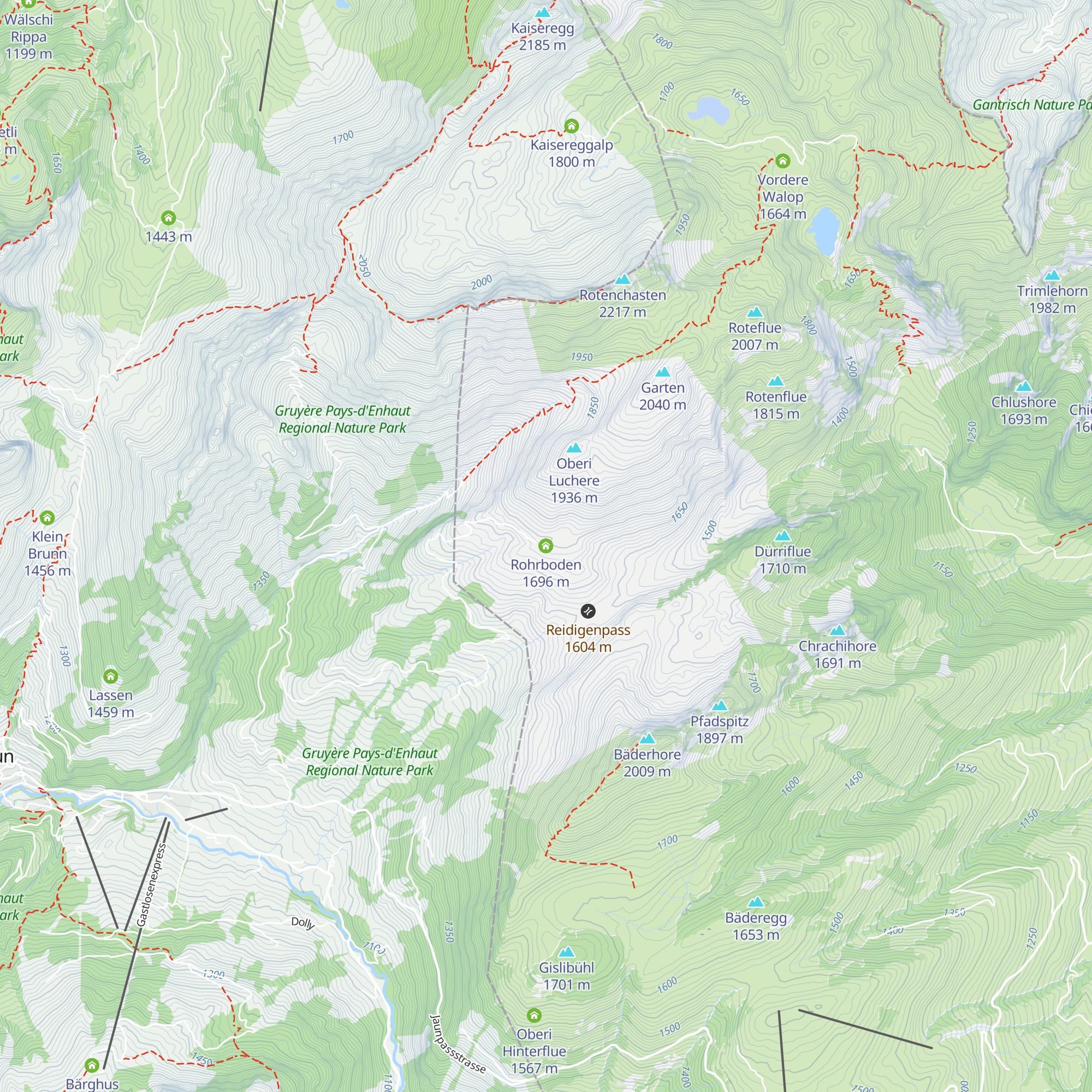 Rohrboden map