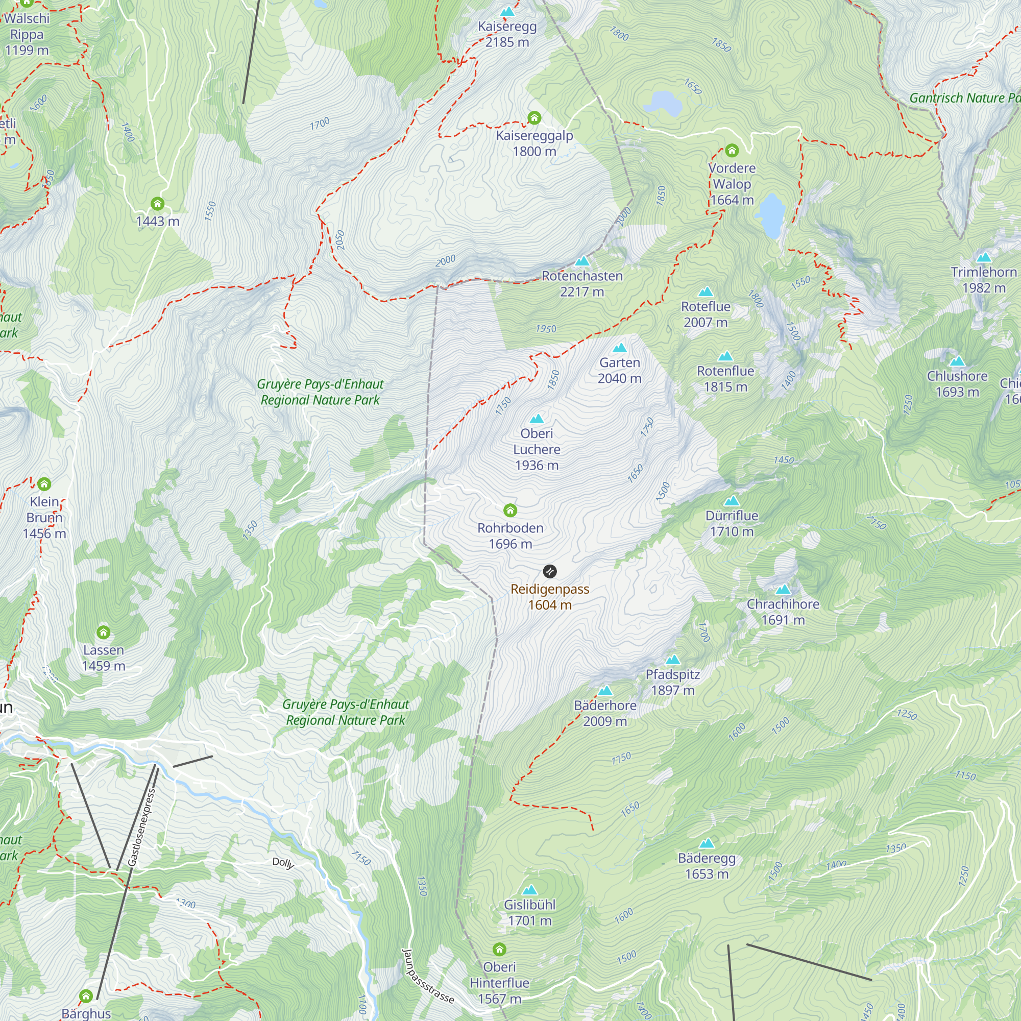 Rohrboden map