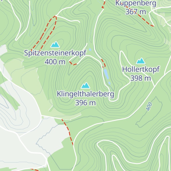 Map of Klingelthalerberg
